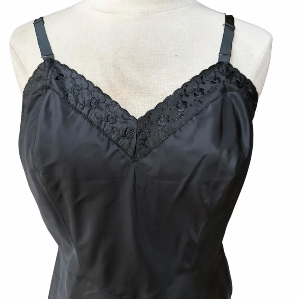 NWOT 1950s Barbizon “Ariel” Tafredda Slip - Picture 2 of 10